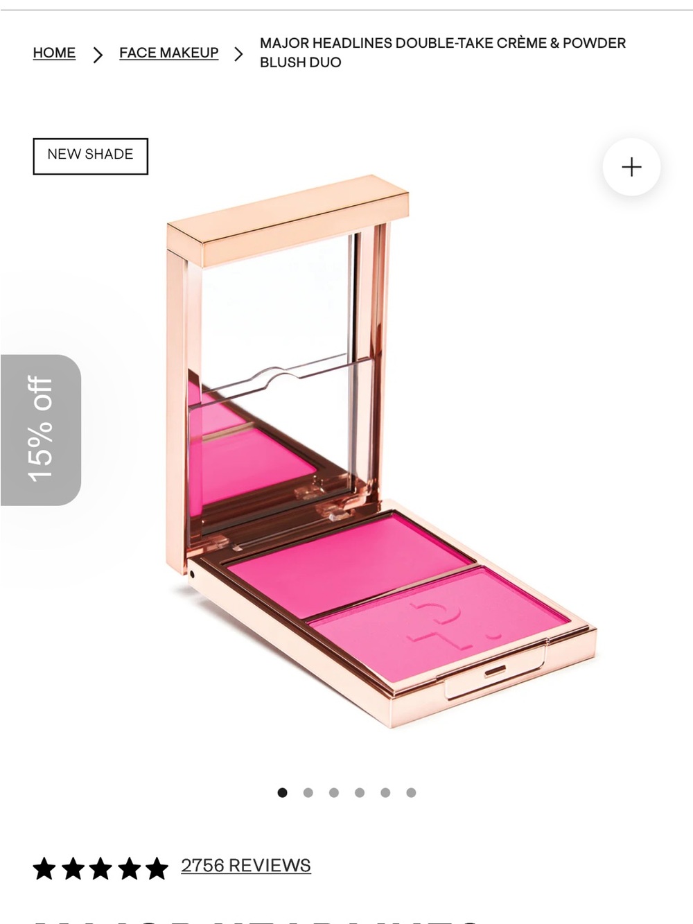 Major Headlines Double-Take Crème & Powder Blush Duo - She’s Giving